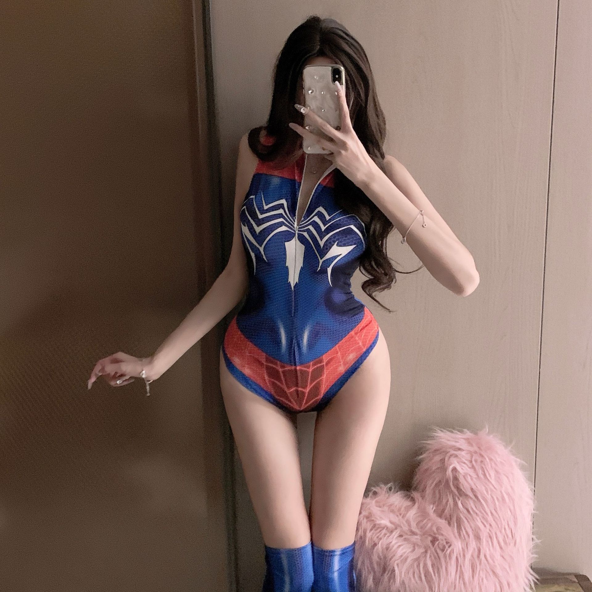 Костюм-боди Yishan Doll Love Clothes Человек-паук классический