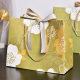 Red National Fashion Happy Time Gift Bag Flower Packaging Bag Gift Handbag Paper Bag Candy Bag with Double Silk