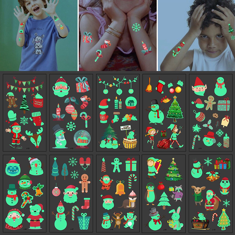 Manufacturer Wholesale Children's Luminous Tattoo Stickers Pirate Dinosaur Unicorn Space Luminous Cartoon Tattoo Stickers Manufacturer Wholesale Children's Luminous Tattoo Stickers Pirate Dinosaur Unicorn Space Luminous Cartoon Tattoo Stickers