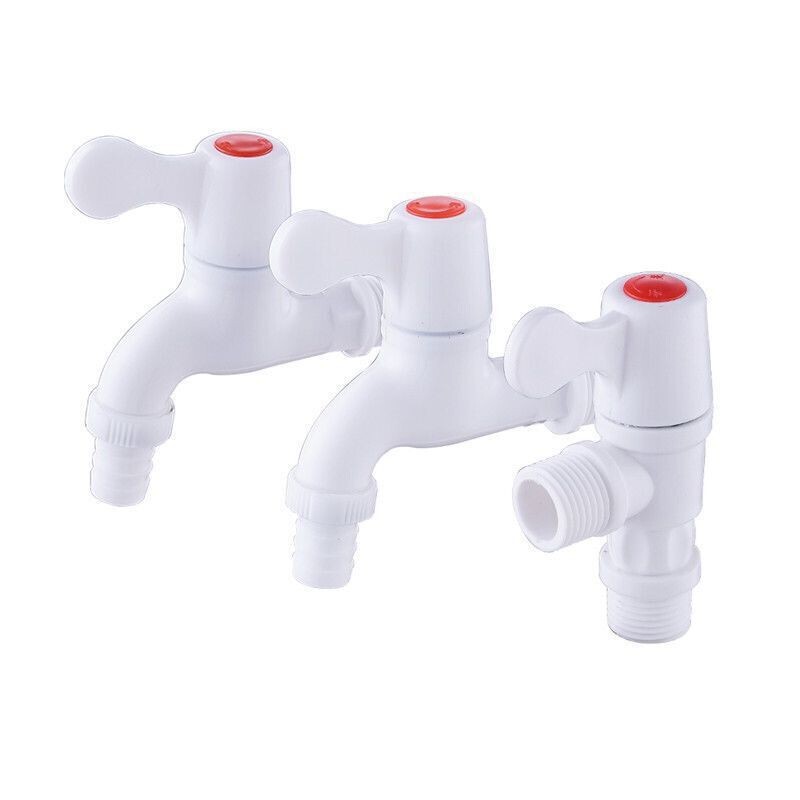 Free shipping public places outdoor outdoor plastic washing machine faucet 4 points 6 points household PVC project