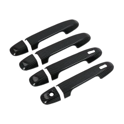 Suitable for 24 Models of Subaru Crosstrek Hood Trim, Rearview Mirror Cover, Fuel Tank Cover, Fog Light Cover (Other Automotive Exterior Supplies) - carbon-fiber-pattern-smart-handle