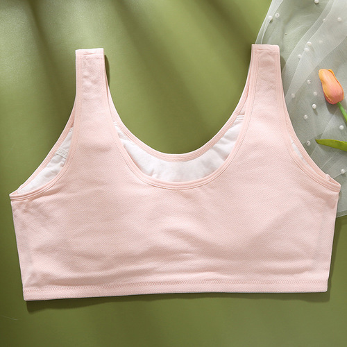 Zhangyan mother's underwear, non-wired cotton, thin, breathable, middle-aged and elderly pullover vest, large size bra, comfortable bra