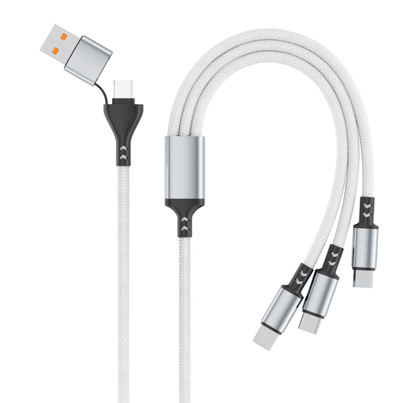 編み物100W二ドラッグ三速充電データライン2色48編み物適用リンゴ16華為粟全互換5a|undefined