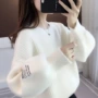 新款显瘦灯笼袖秋冬针织衫