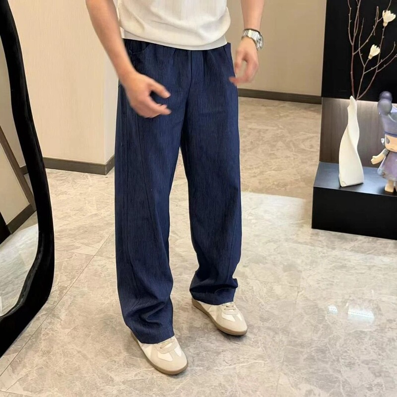Spring New Trendy Personality Niche Style Cool Men's Fashion Simple Loose Comfortable Versatile Casual Pants Spring New Trendy Personality Niche Style Cool Men's Fashion Simple Loose Comfortable Versatile Casual Pants