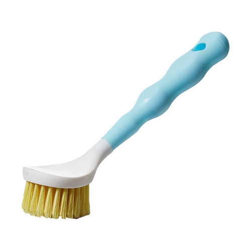 Elm Wood Long Handle Sword Fiber Pot Brush Household Multi-functional Kitchen Cleaning Brush Pot Scrubber Oil-Proof Stove Cleaning Brush