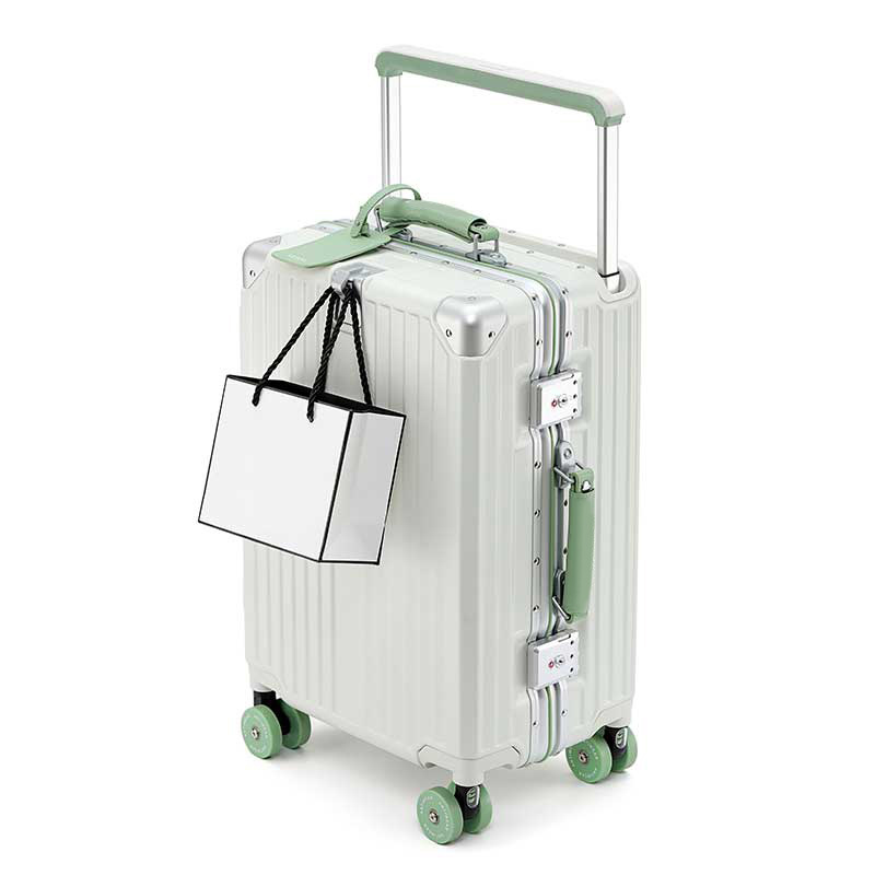 Trắng với xanh lá cây [móc bên bánh xe trượt băng rộng]