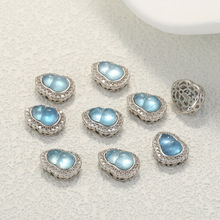 S925�y��ʯ���{�����J�͸���diy�ִ���ɢ���Ʒ��S��ֱ�N