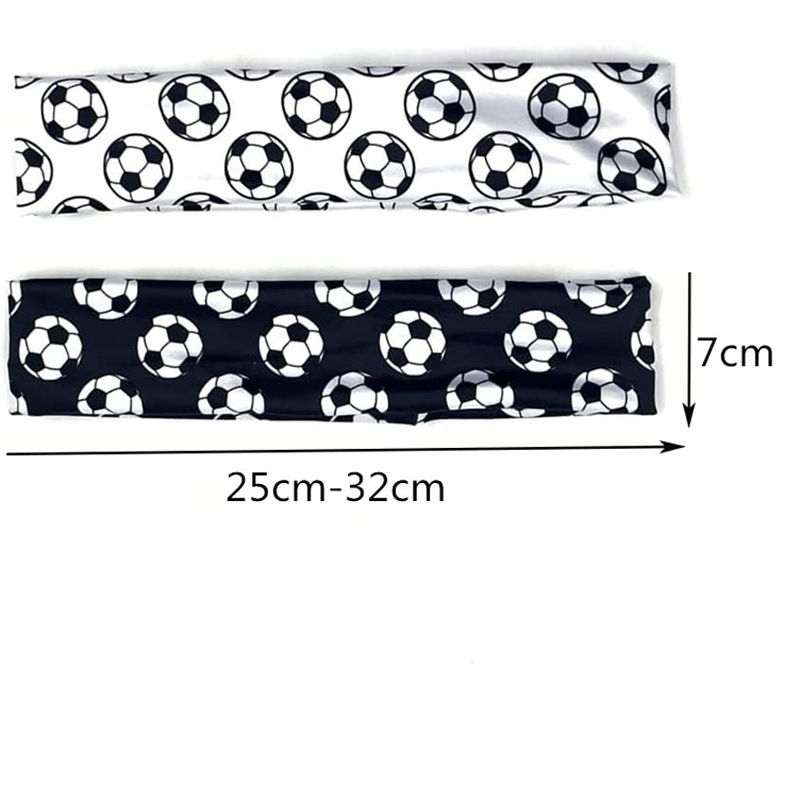 Suministro directo de fábrica Copa Mundial de fútbol elástico impresión diadema deportes sudor-absorbente de fútbol transpirable, Voleibol accesorios para el cabello diadema