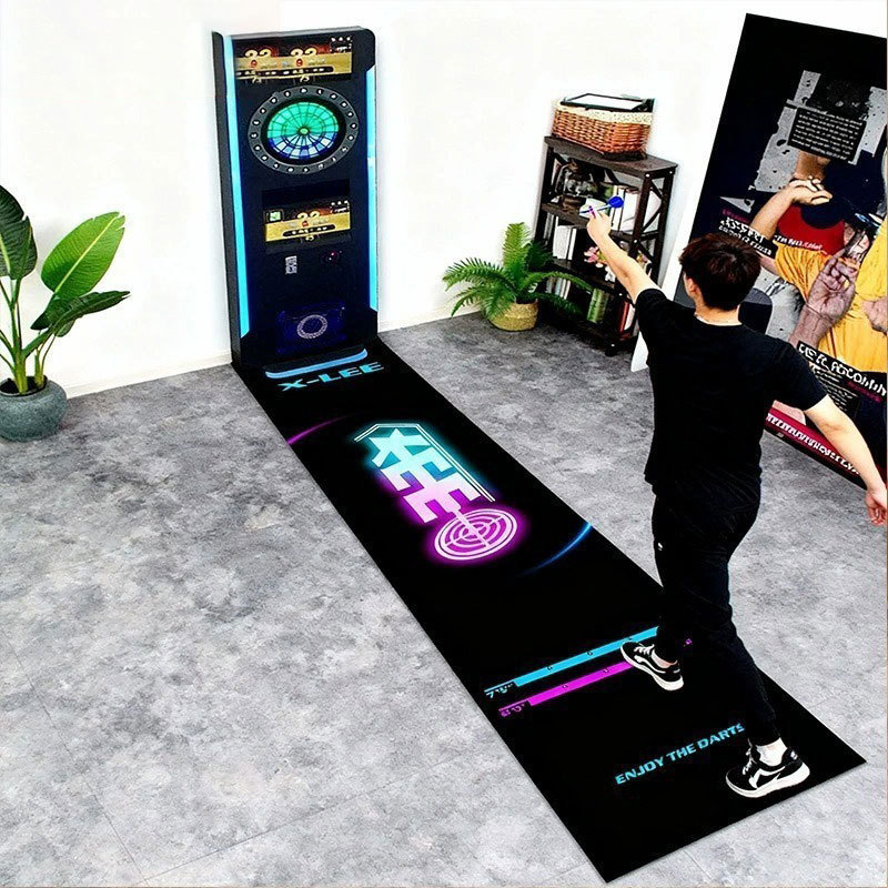 Hot-Selling Dart Mat, Crystal Velvet Floor Mat, Special Mat for Competition and Training, Water-Absorbent, Wear-Resistant, Non-Slip Foot Mat, Dropshipping Available