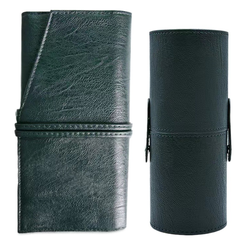 Nuevo set de brochas de maquillaje Green Cloud de 14 piezas, que incluye brochas para ojos, brochas para polvos sueltos y un juego completo de brochas de maquillaje para principiantes.