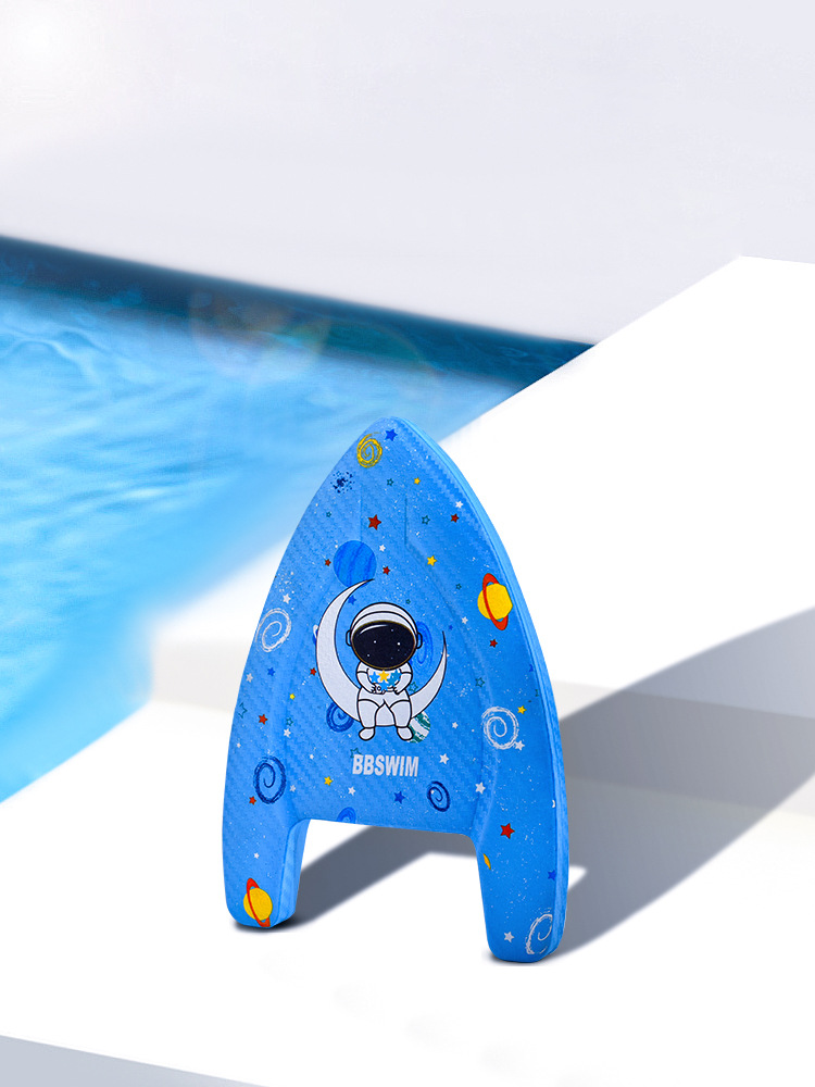 Natación placa flotante de dibujos animados para niños retroceso flotabilidad placa triangular para adultos entrenamiento de natación de presión en caliente A placa flotante para principiantes