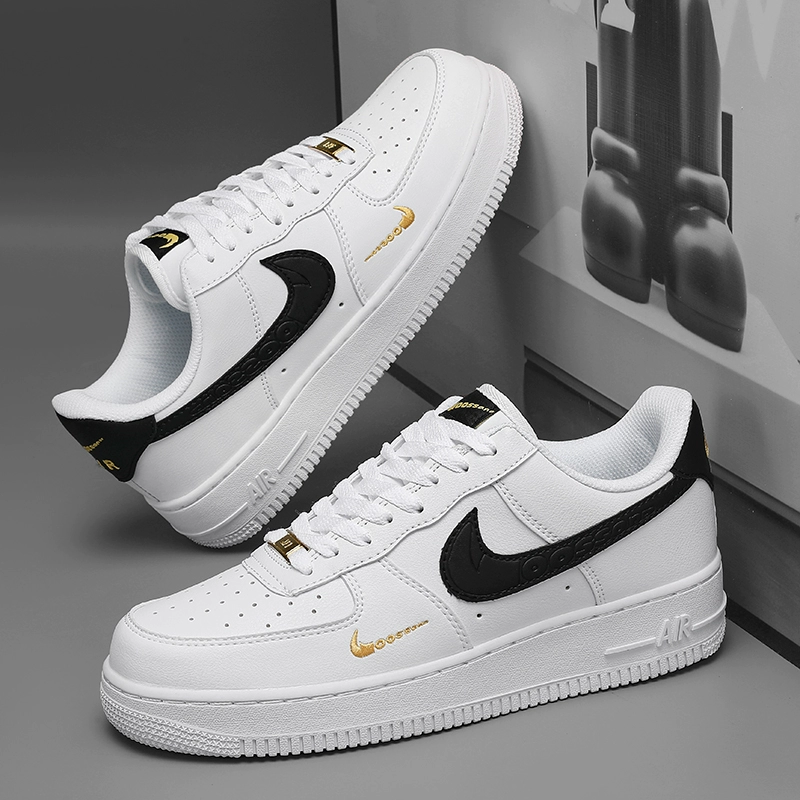 Кроссовки Air Force 1, низкая обувь, белые универсальные кеды