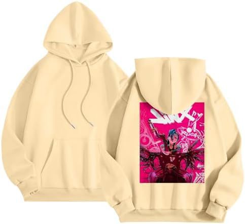 Hoodie for Men Women Arcane League of Legends Art Print Arca