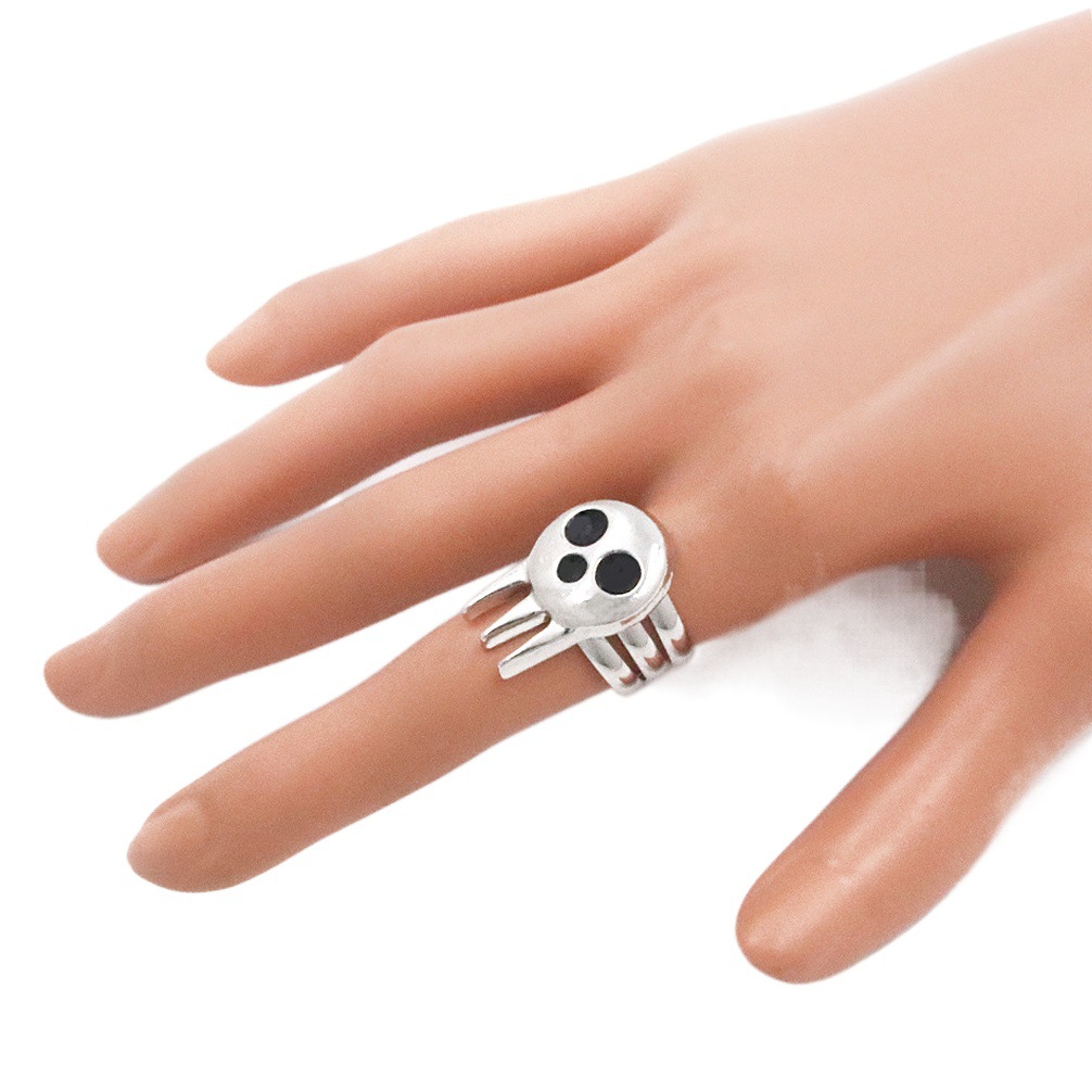 Animation peripheral soul eater ring Death de kidma Jia same style skull ring secondary yuan