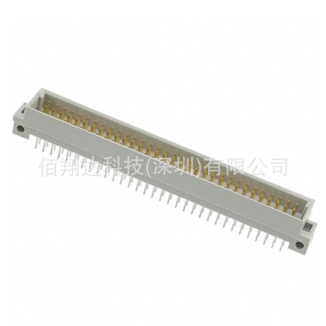 HARTING浩亭09031967922 2A96针 公连接器 波峰焊接接线方式 直式