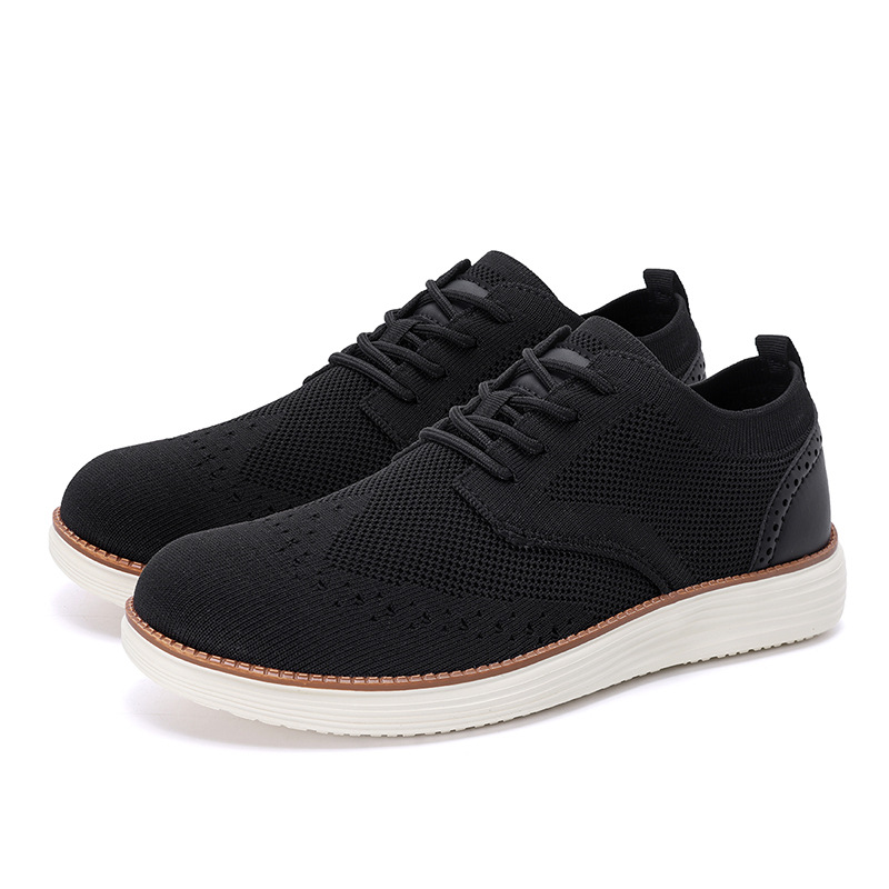 2025 nuevos zapatos casuales de hombre ligeros transfronterizos Amazonas tamaño 48 transpirables zapatos de tela voladora para hombres image 8
