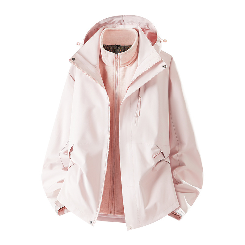 2026 chaqueta de asalto al aire libre 3 - en - 1 hombre y mujer chaqueta deportiva de capa suave chaqueta de montaña chaqueta impermeable