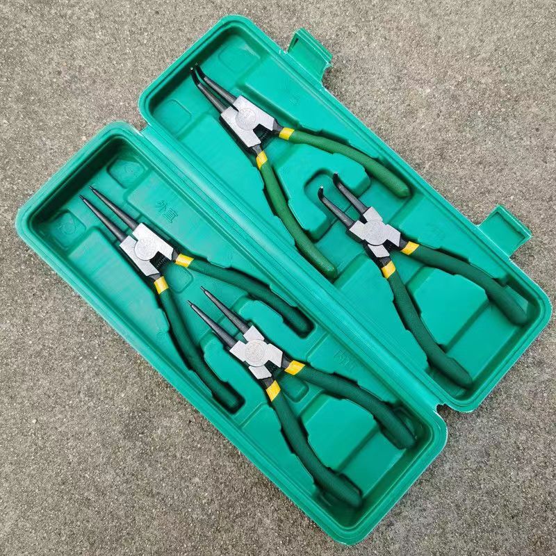 工場卸売り7インチクラリネット両用エルボ直頭バネ鉗子手動ペンチセット内曲げ外クリップリング|undefined