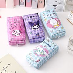 New Cute Cartoon Sanrio Pencil Bag with Large Capacity for Students, Cute Kids Multifunctional Storage Bag
