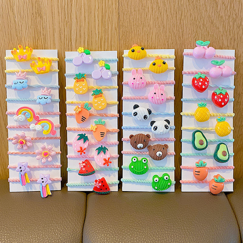 2022 nueva cuerda de pelo bebé corbata anillo de pelo tocado