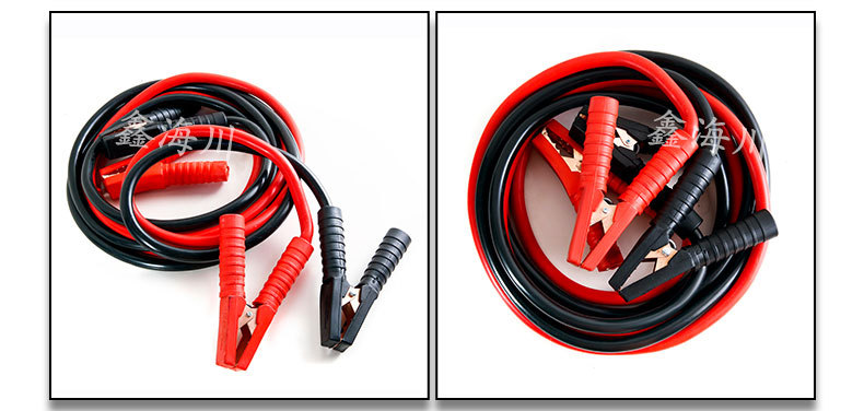 Car Jumper Cables, Thickened Jumper Wires, Truck Battery Connection Emergency Start Cables, Over-The-River Dragon Large Clamp, In-Car Use