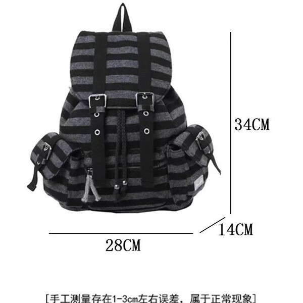 Retro capacious backpack