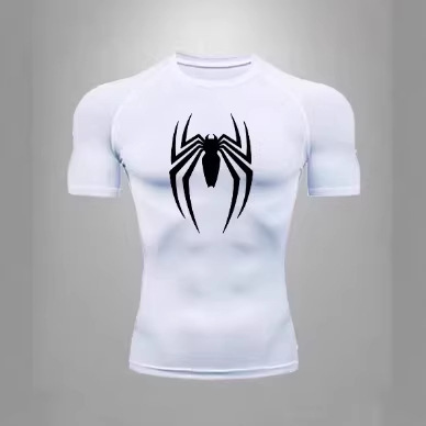 Superhero Compression Shirt Men's Fitness T-Shirt Short Sleeve Bodybuilding Running Top Quick Dry T-Shirt Men's Superhero Compression Shirt Men's Fitness T-Shirt Short Sleeve Bodybuilding Running Top Quick Dry T-Shirt Men's