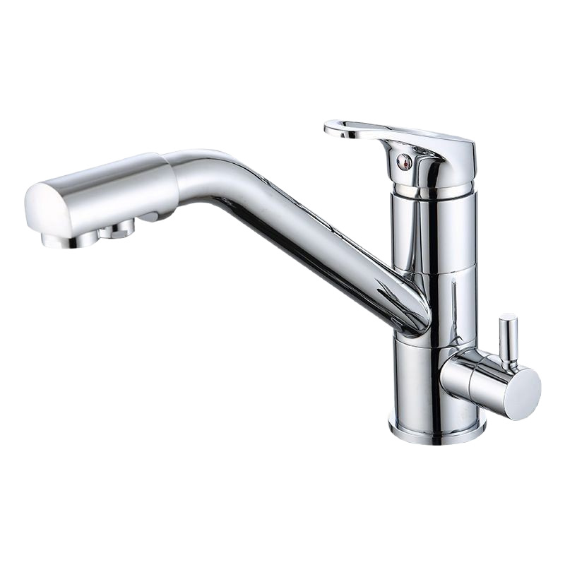Cobre tres en uno purificador de agua grifo lavabo fregadero grifo de limpieza giratorio recto dispensador de agua pura hogar