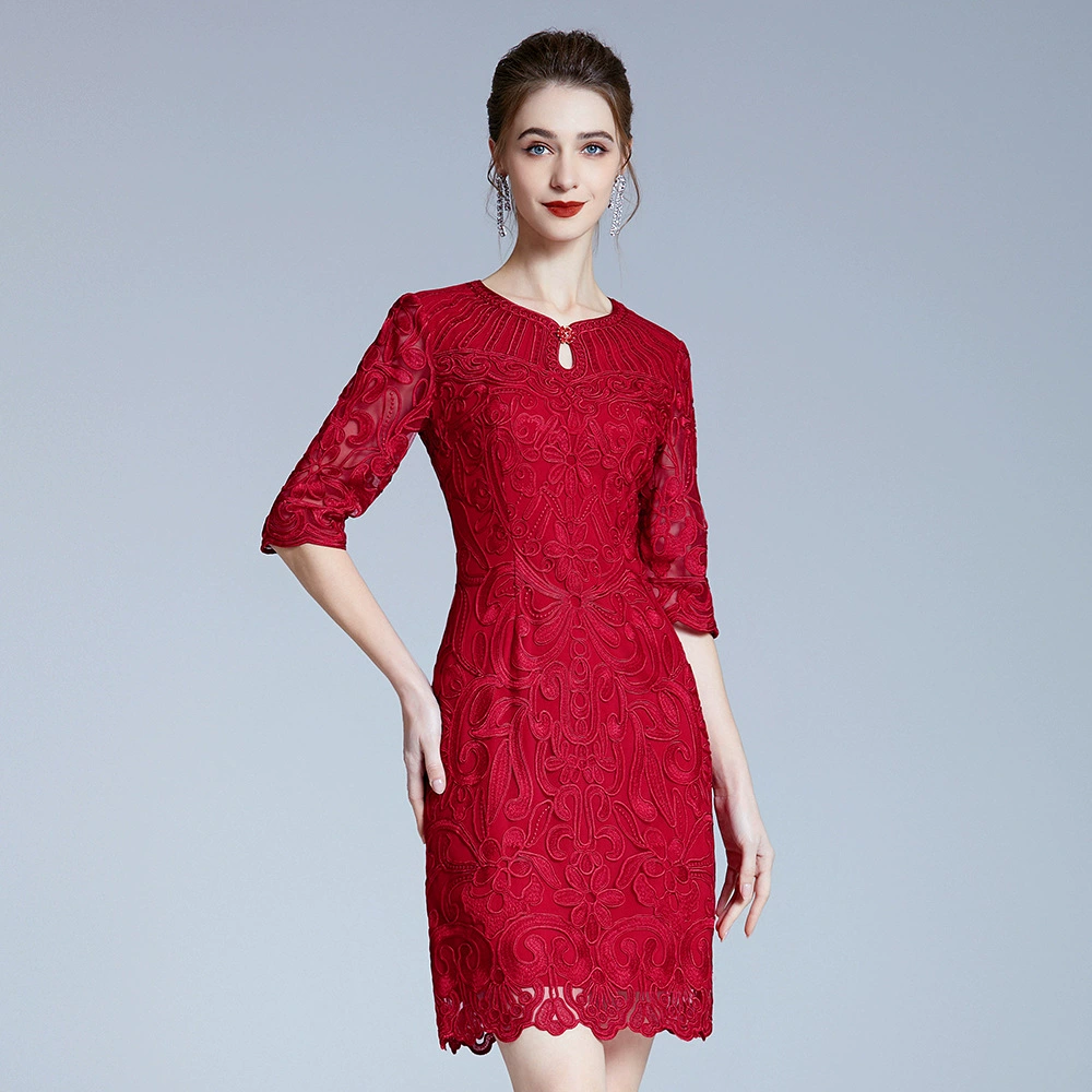 Свадебное платье матери женское весна-лето свадьба Благородная Счастливая Мать-в-законе платье маленькая мать-в-законе свадебное платье оптом