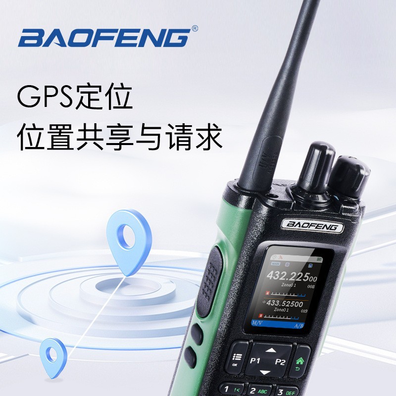 Baofeng UV - 32 walkie-talkie 2025 nuevo posicionamiento GPS Bluetooth escritura de frecuencia de un botón a frecuencia Baofeng equipo de escritorio de mano