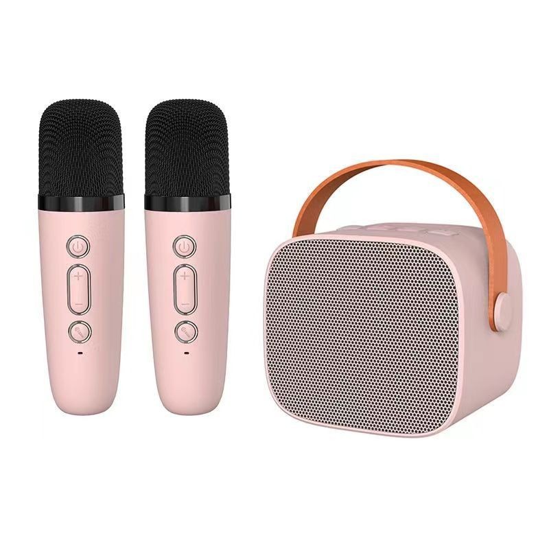 カスタマイズ可能なP2ワイヤレスBluetoothスピーカー、家庭用カラオケマイク一体型、携帯電話カラオケ専用|undefined