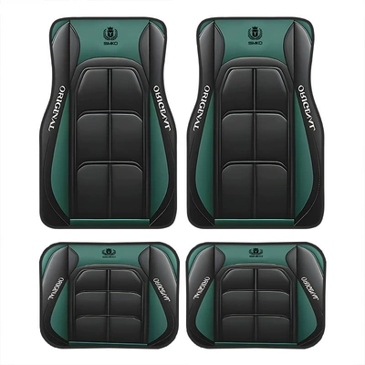 Avtomobil döşəmə paspasları — of Driver and Passenger Mats, Labeling and - new-temu-floor-mat-25-33444468cm-two-pieces-each