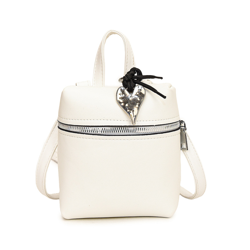 Bolso de almuerzo de moda Longxiang, diseño de nicho, bolso de cuero de la marca Love, bolso cuadrado pequeño, bolso de teléfono móvil, bolso de mensajero de hombro