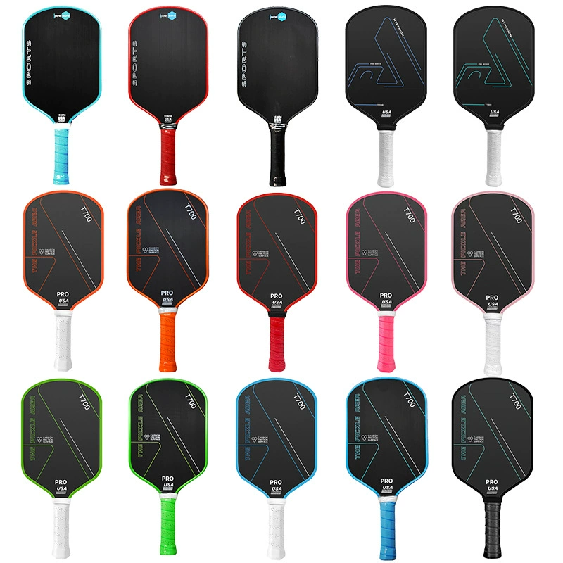 Заводская ткань с узором из матового углеродного волокна, ракетка для пиклбола, весло для пиклбола, удлиненная ракетка 16 мм