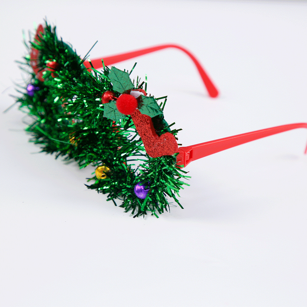 Cartoon Style, Cute Style Christmas Cartoon Style Cute Christmas Hat Star Plastic Family Gathering Party Festival Photography Props