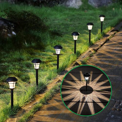Cross-border solar lights outdoor garden lights garden villa lawn lights outdoor ground plug waterproof path landscape lights