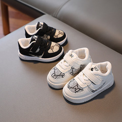 Autumn new boys' toddler shoes, baby soft-soled baby shoes, girls' low-cut sneakers, children's leather shoes