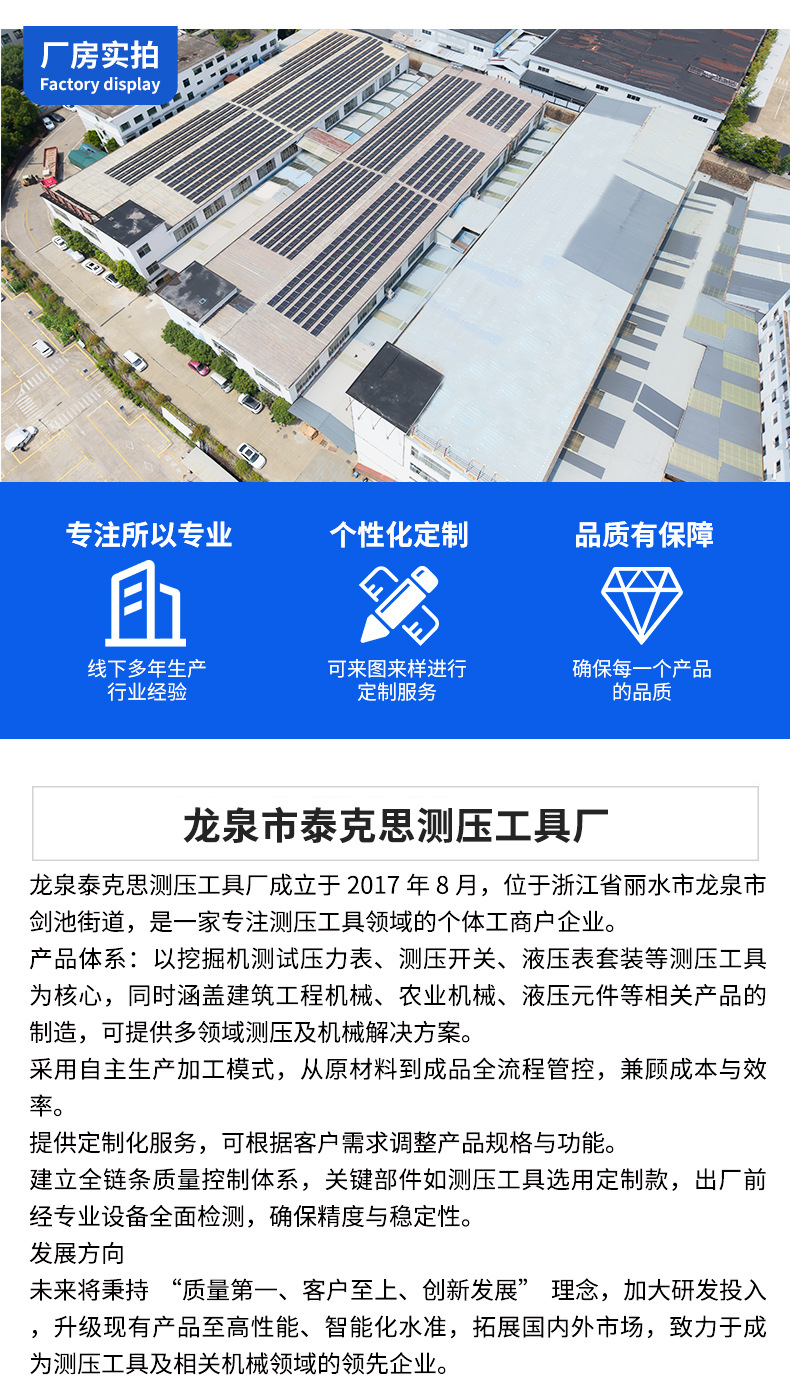 Манометр газовый Taikesi для заправки азотом