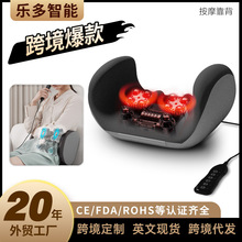 按摩腰靠贴牌定制揉捏热敷腰部护腰车载多功能加热捶打按摩靠背
