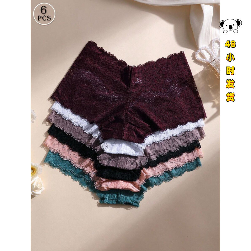 L 57178 Plus-size lace briefs