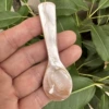 8 см, прямой держатель, Розово-кофейный