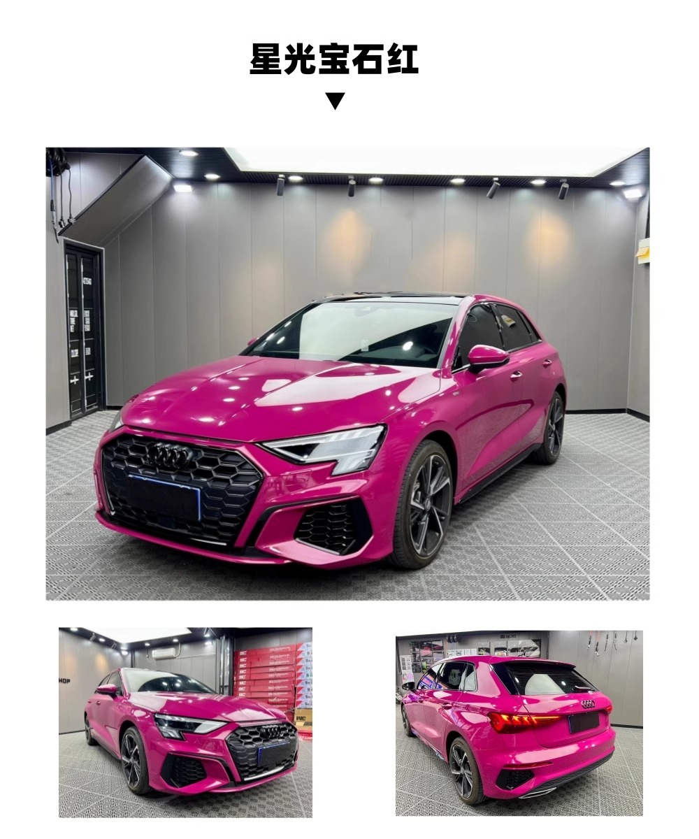 PET car color change film factory wholesale foreign trade for super bright crystal series paint protective film full car stickers