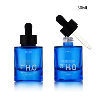 新款现货化妆品包材护肤品精华液原液滴管玻璃瓶30ML