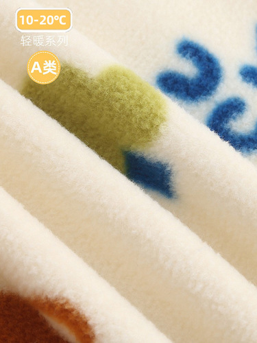 Boys' Spring and Autumn Outerwear 2025 New Children's Fleece Girls' Autumn Clothes Baby Thickened Winter and Autumn Fleece Top