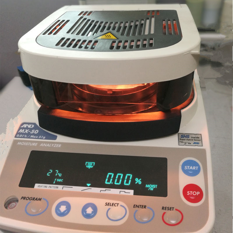 MX-50快速水份测定仪  艾得利水份测定仪51/0.001g
