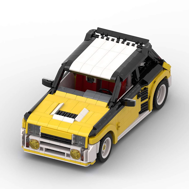 MOC-105679套装汽车模型兼容乐高雷诺R5国产积木拼装玩具礼物男孩-阿里巴巴