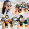 Children's sunglasses, UV sun protection cream suitable for men and women, fashionable glasses, cartoon toy, accessory, UF-protection