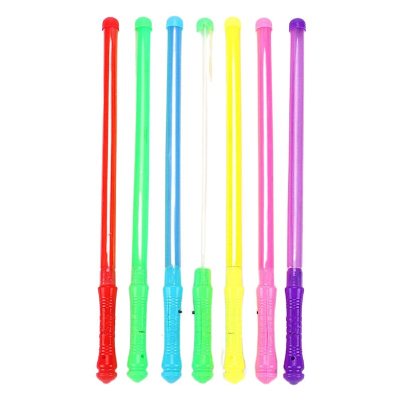 Gran palo fluorescente concierto palo luminoso 48cm Arco Iris palo LED colorido cuatro luces medio palo intermitente palo al por mayor
