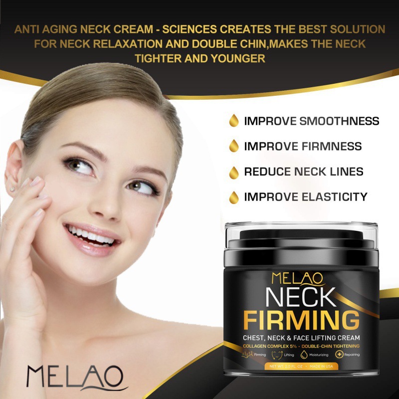 MELAO Cross-border Amazon Fading Neck Lines Firming Skin Neck Cream Nourishing Care Neck Essence Neck Cream Wholesale